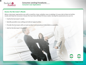 Consumer Lending Procedures - eBSI Export Academy