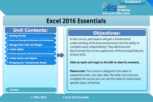 Excel 2016 Essentials - eBSI Export Academy