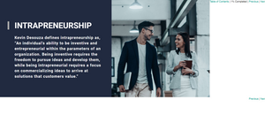 Intrapreneurship - eBSI Export Academy