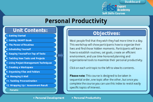 Personal Productivity - eBSI Export Academy