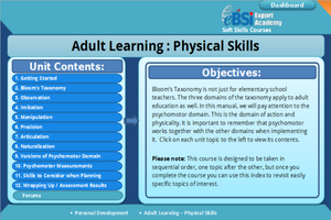 Adult Learning - Physical Skills - eBSI Export Academy