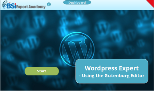 Wordpress Expert - Using the Gutenburg Editor - eBSI Export Academy